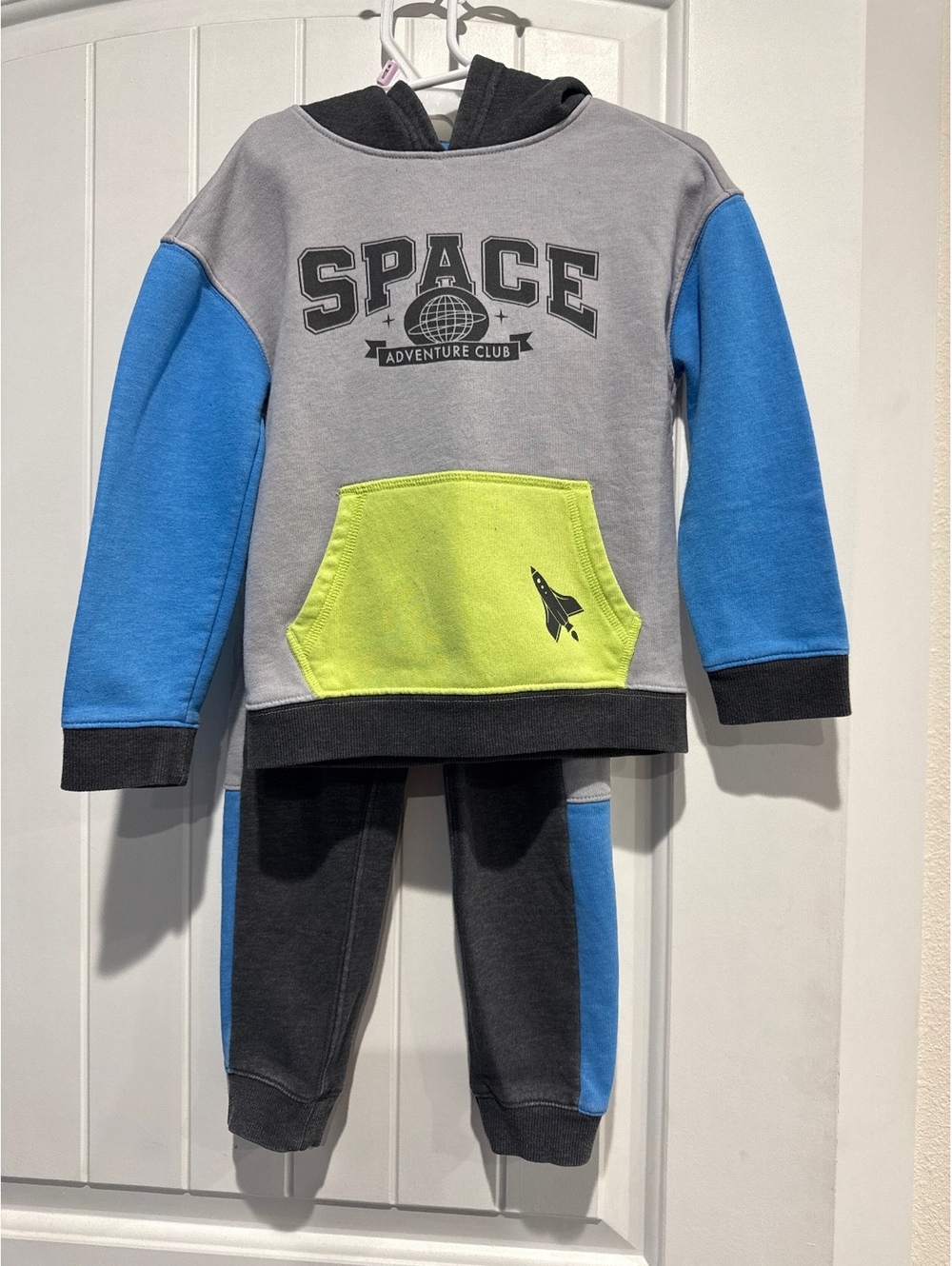 Toddler Boys' Colorblock Fleece Pullover and Bottom Set